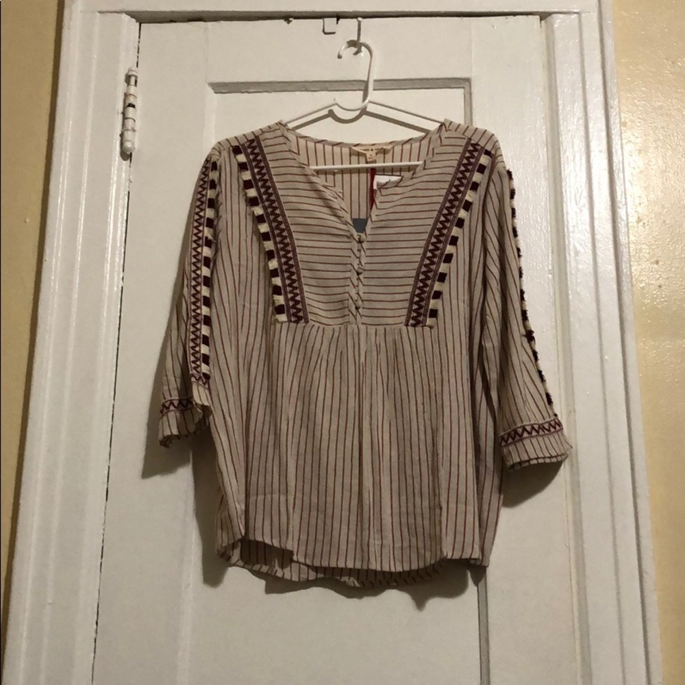 Long sleeve blouse